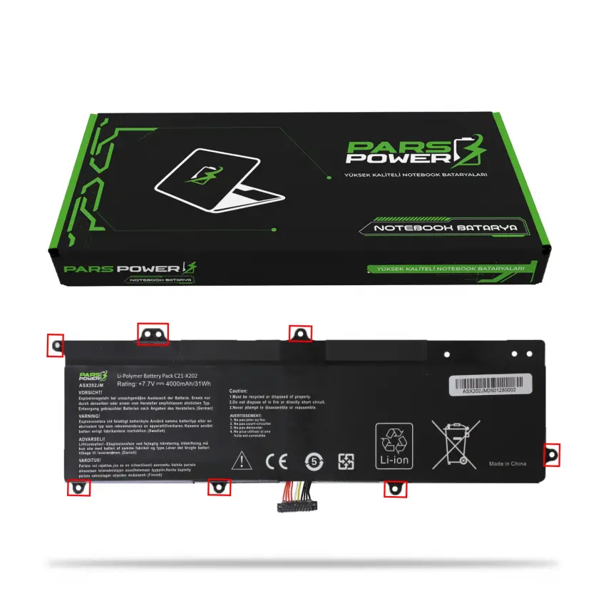 Asus 0B200-00230300 Notebook Batarya - Pil (Pars Power)