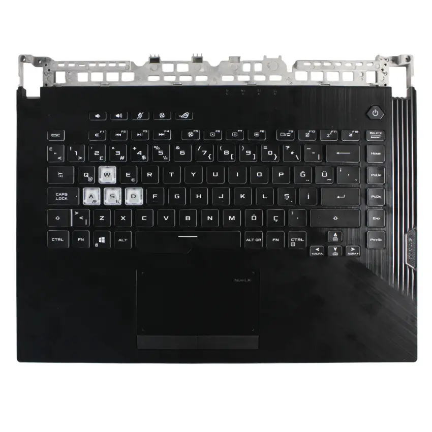 Asus 90NR01J3-R31TQ0, 90NR01J3-R31TR0 Klavye Işıklı (Siyah TR)