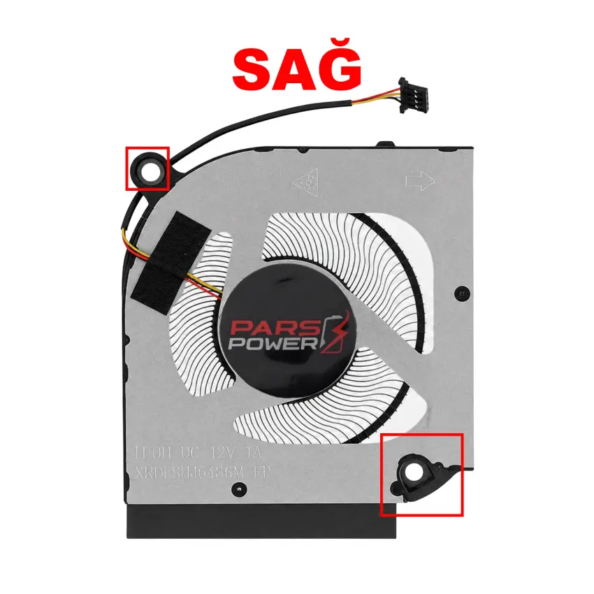 Acer XRDFSHJ6486M EP Cpu Fan - İşlemci Fanı