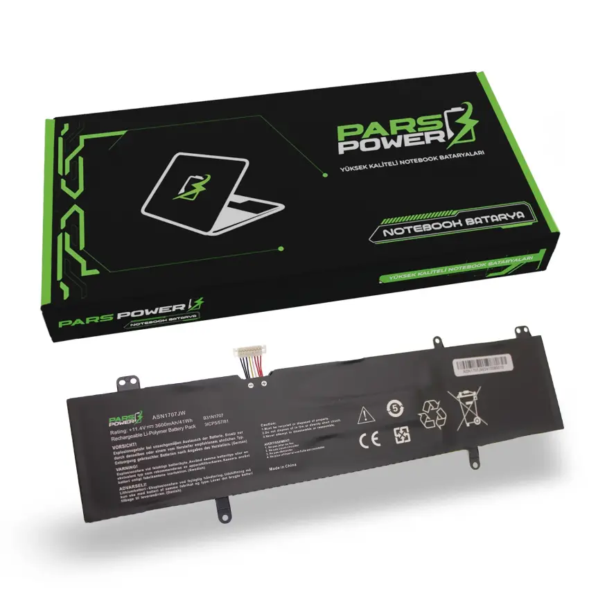 Asus VivoBook B31N1707-1 Batarya - Pil (Pars Power)