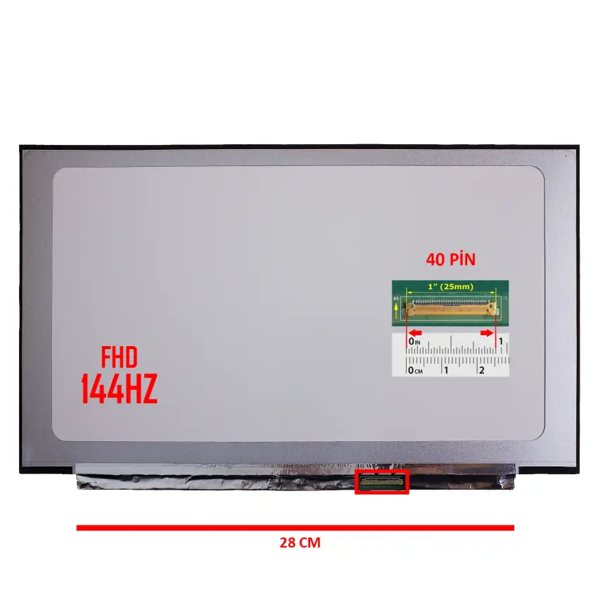 HP Victus 16-D1029NT (6G0F7EA) Lcd Led Ekran - Panel