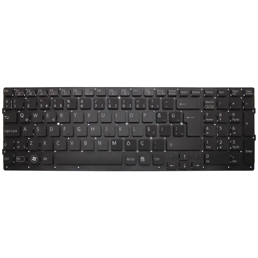 Sony Vaio PCG-81312M Notebook Klavye (Siyah TR)