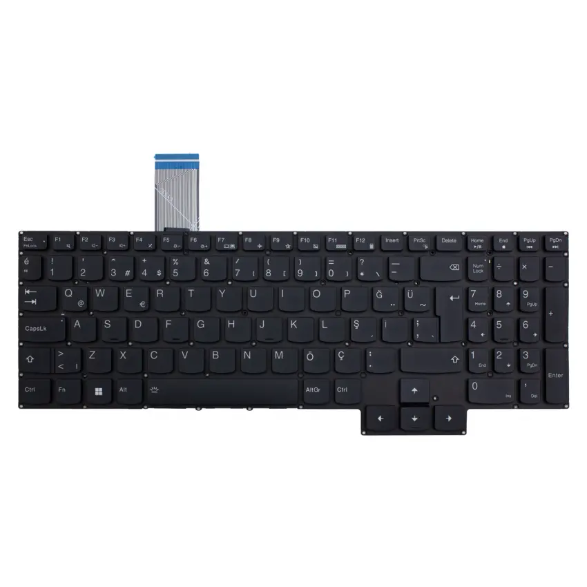 Lenovo LOQ 16IRH8 Type:82XW Serisi Klavye Işıklı (Füme TR)
