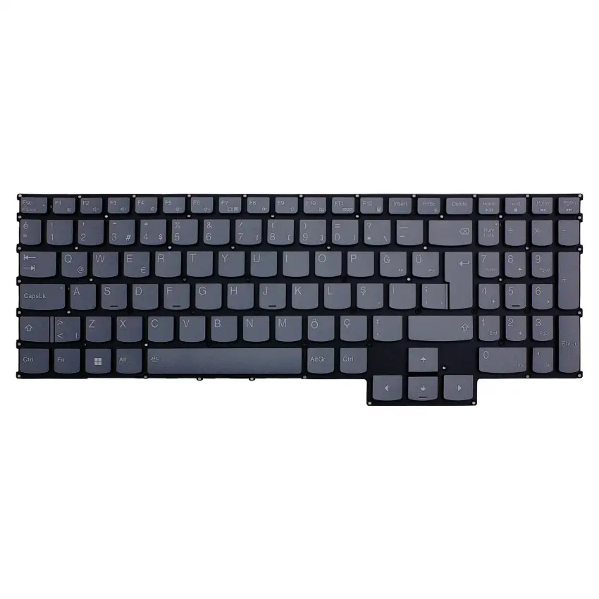 Lenovo LOQ 16IRH8 Type:82XW Serisi Klavye Işıklı (Füme TR)