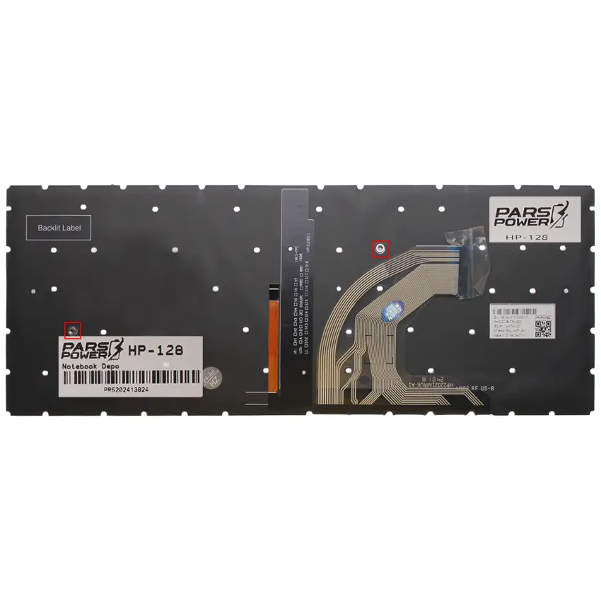 HP Probook HSN-Q14C Klavye Işıklı (Siyah TR)