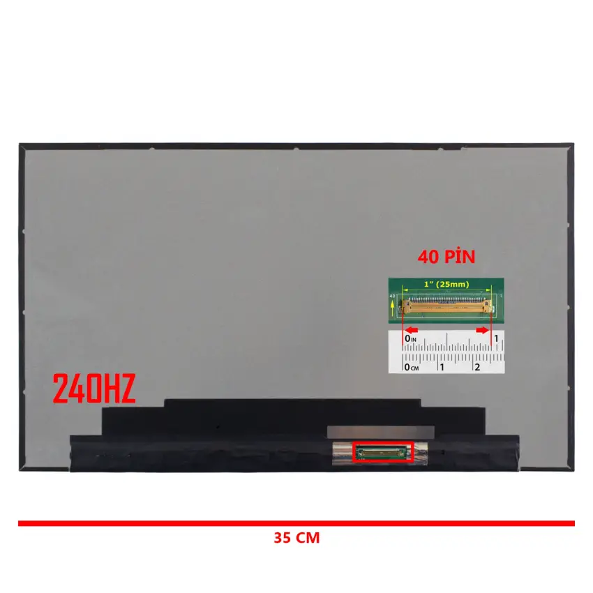 Lenovo LOQ 16IRH8 Type:82XW Serisi Lcd Led Ekran - Panel