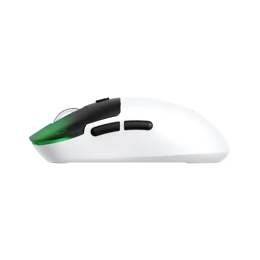 Neon X RGB Kablosuz + Bluetooth + 2.4G + Kablolu Ultra Hafif 69gr 1K Hz 12000DPI Oyuncu Mouse Beyaz