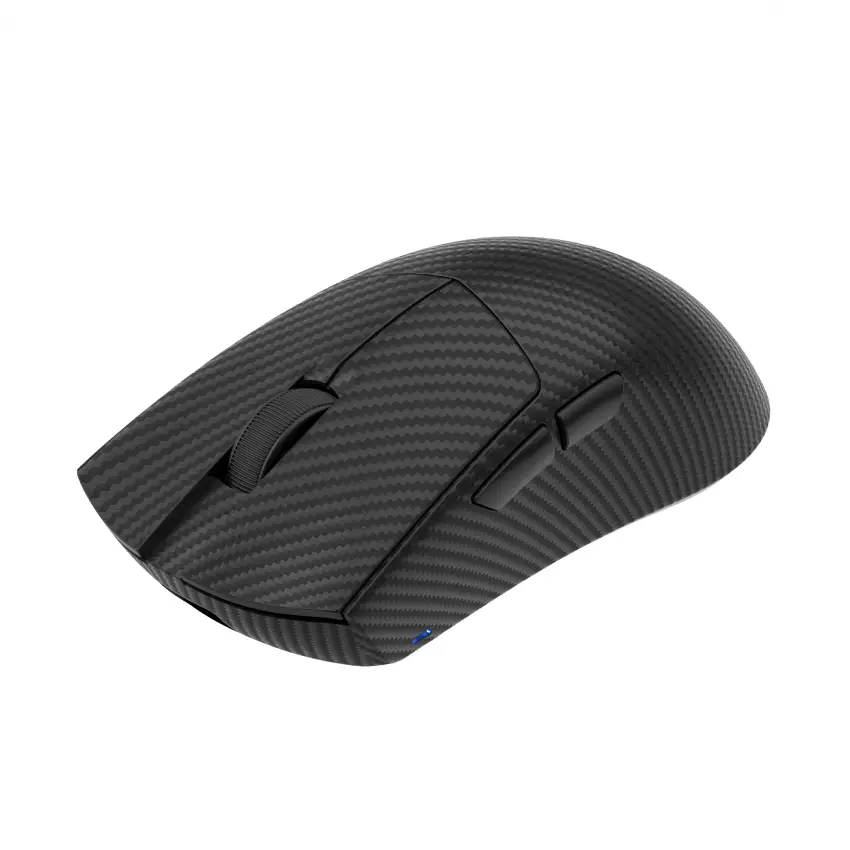 ShadowKnight Kablosuz 2.4Ghz+Bluetooth+Kablolu UltraHafif 45gr 1KHz 12000DPI KarbonFiber OyuncuMouse