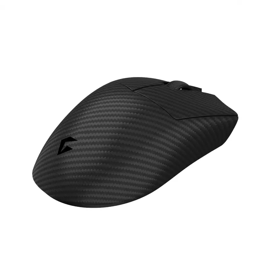 ShadowKnight Kablosuz 2.4Ghz+Bluetooth+Kablolu UltraHafif 45gr 1KHz 12000DPI KarbonFiber OyuncuMouse