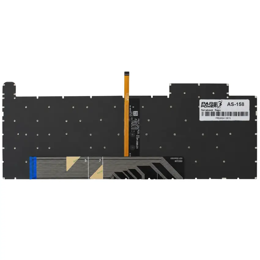Asus Tuf Gaming F15 FA507, FA507RC, FA507RE Klavye Işıklı (Beyaz TR)