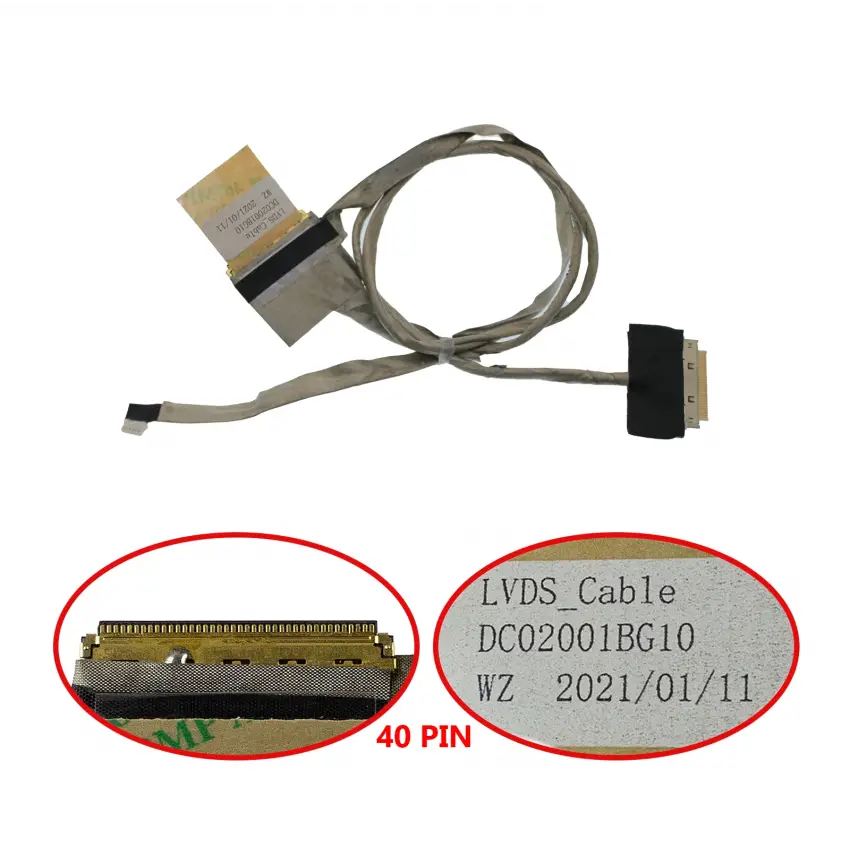 Toshiba Satellite C660-12X, C660-1D2 Lcd - Ekran Data Flex Kablosu