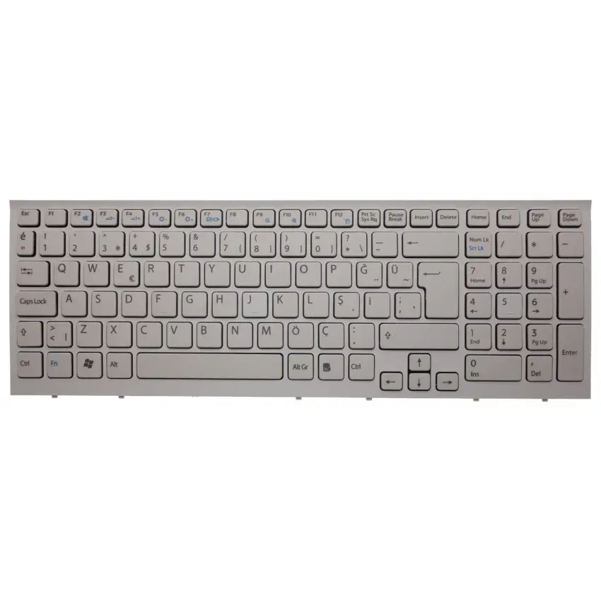 Sony Vaio VPCEB4Z1R Notebook Klavye (Beyaz TR)
