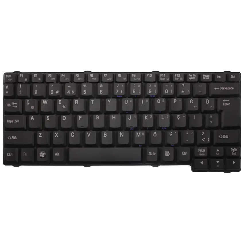 Toshiba Satellite L10 Serisi Klavye (Siyah TR)