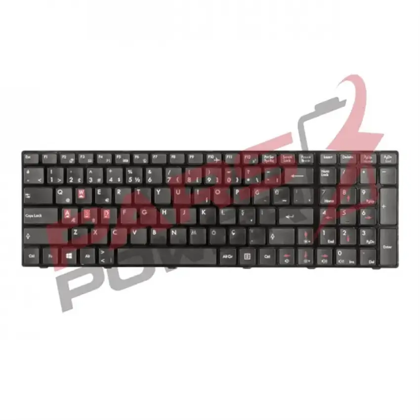 Msi GE620DX-801XTR Notebook Klavye (Siyah TR)