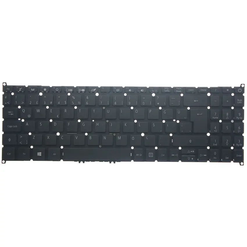 Acer Aspire 3 A315-58G Serisi N20C5 Klavye (Siyah TR)