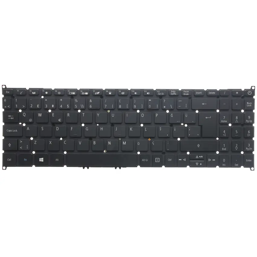 Acer Aspire 3 A315-58G Serisi N20C5 Klavye Işıklı (Siyah TR)