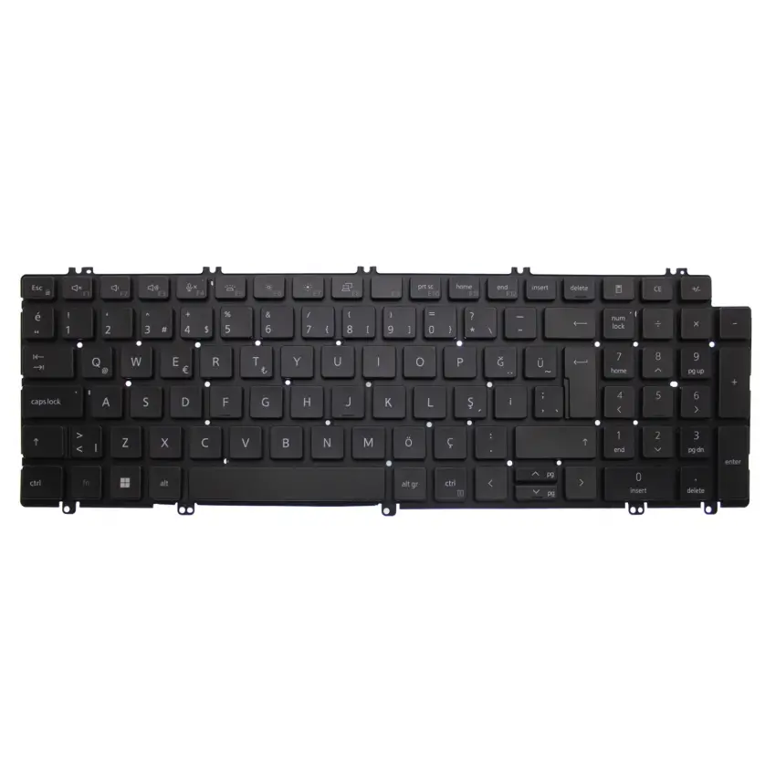 Dell PRECISION 17 7780 Serisi Klavye Işıklı (Siyah TR)