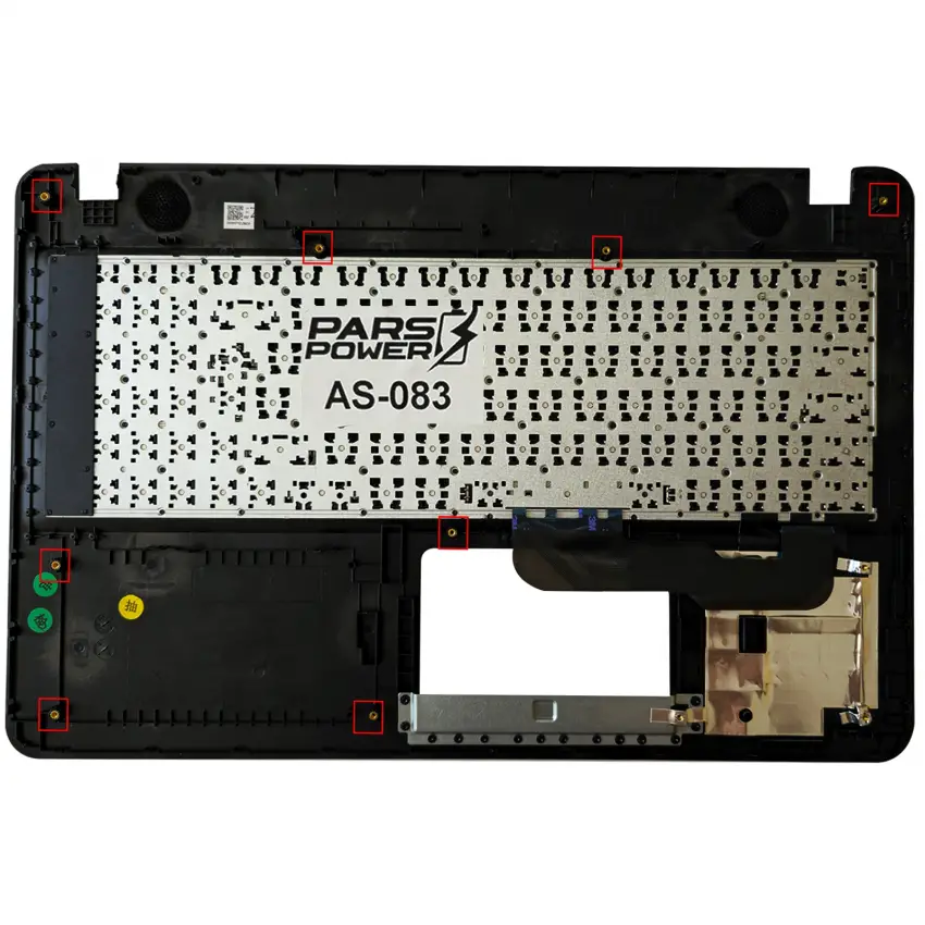 Asus X541S, X541SA, X541SC, X541U Notebook Klavye Kasalı (Siyah TR)