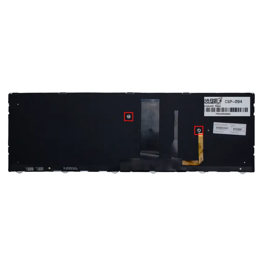 Clevo N850, N850H, N850HK1 Klavye Işıklı (Siyah TR)
