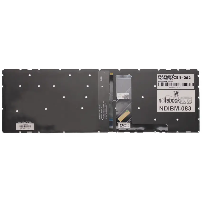 Lenovo IdeaPad AE08L0189, NSK-BY1SW 01 Klavye Mavi Işıklı (Siyah TR)