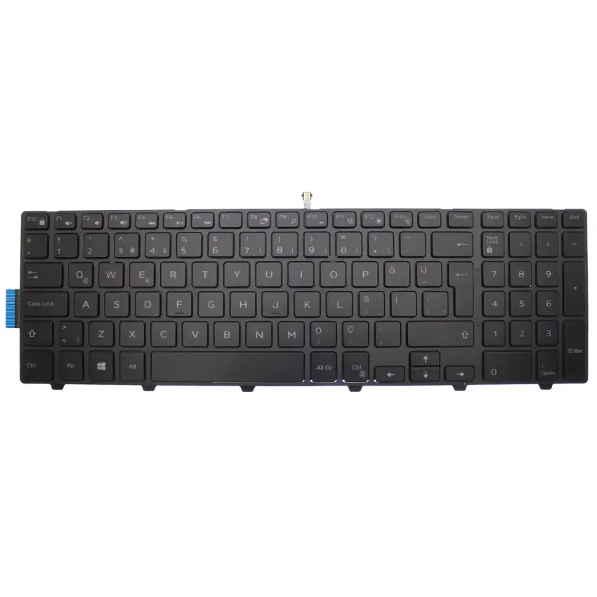 Dell Inspiron 3558 Notebook Klavye Işıklı (Siyah TR)