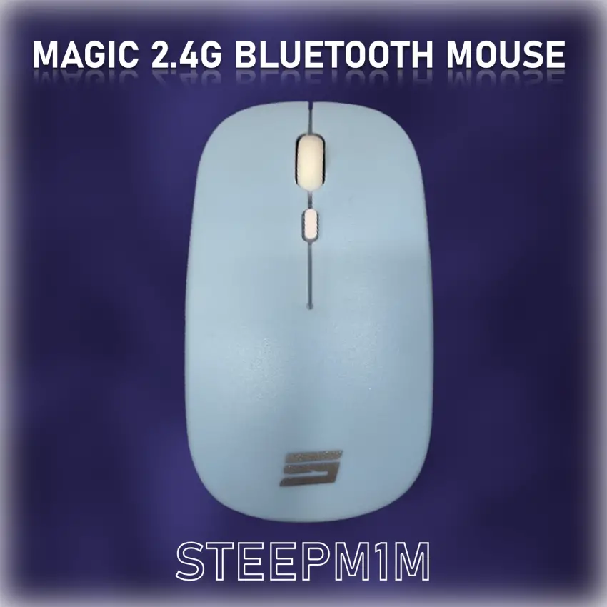 Steep Solid Magic 2.4G Bluetooth Mouse (Mavi)