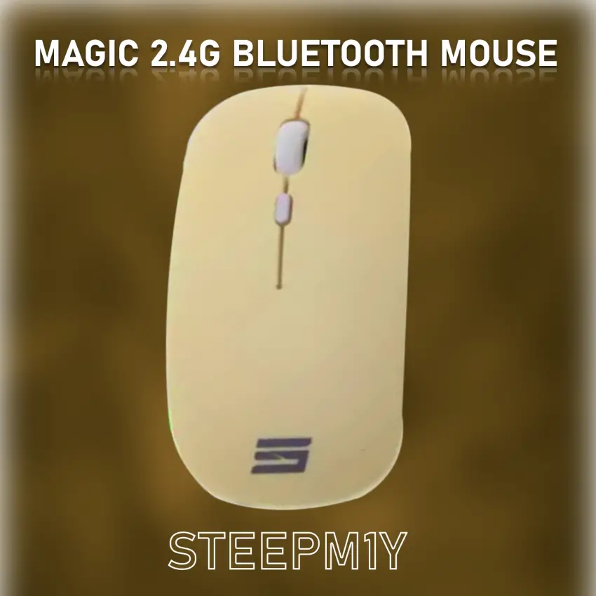 Steep Solid Magic 2.4G Bluetooth Mouse (Sarı)