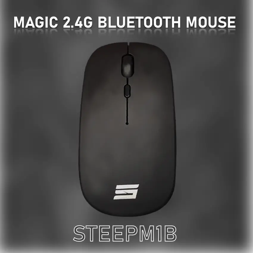 Steep Solid Magic 2.4G Bluetooth Mouse (Siyah)
