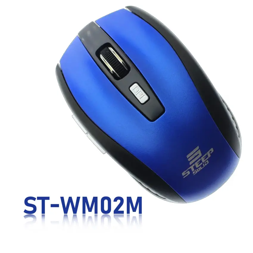 Steep Solid ST-WM02M Optik Kablosuz Wireless Mouse (Mavi)