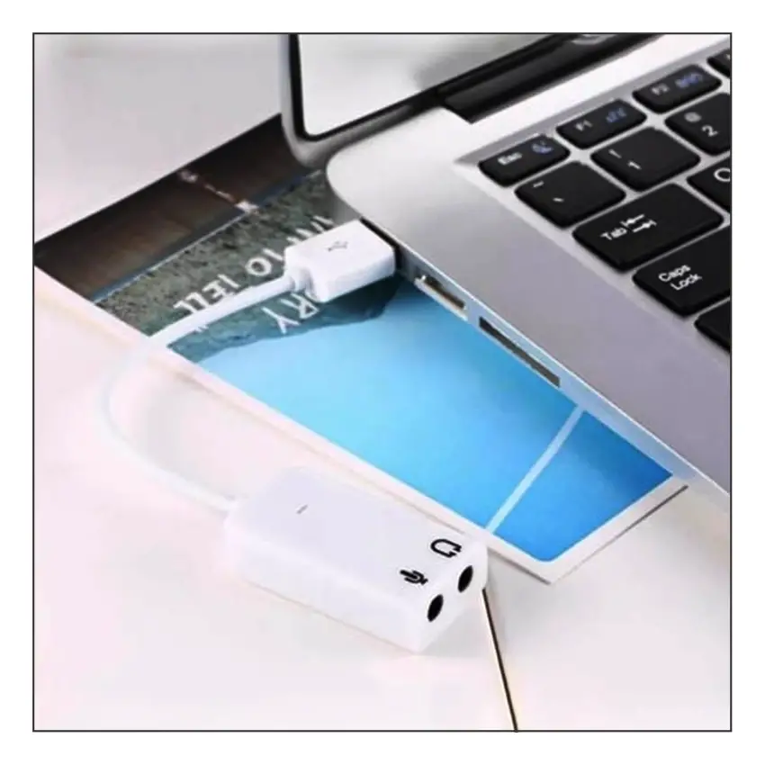 USB 2.0 Kablolu 7.1 Kanal 3.5mm Jack Dönüştürücü Harici Usb Ses Kartı SESUSBW