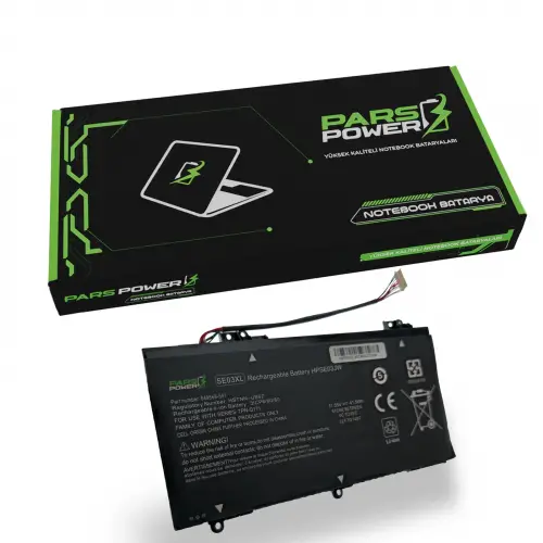 HP Pavilion SE03XL, TPN-Q171 Batarya - Pil (Pars Power)