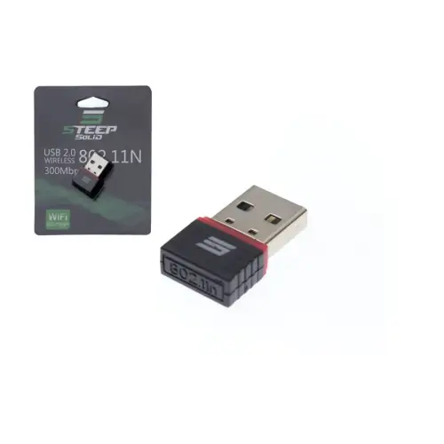 Steep Solid USB 2.0 802.11N Kablosuz Nano Tırnak WiFi Adaptör