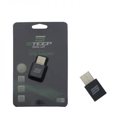 Steep Solid 802.11N Kablosuz Nano Tırnak WiFi Adaptör 600Mbps