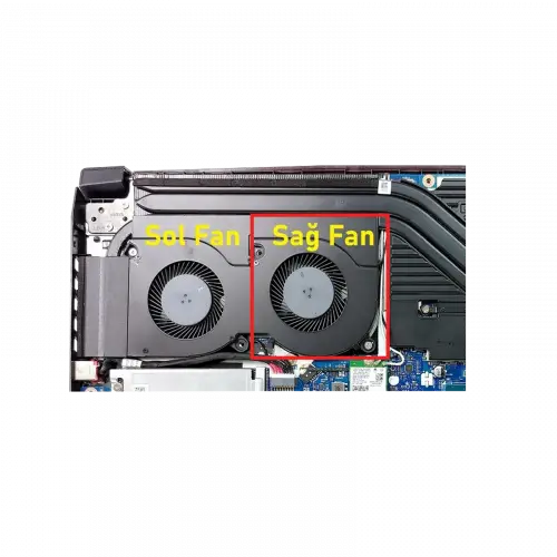 Acer Predator Helios PH317-52-79ZF Uyumlu Cpu - Gpu Fan Ver.1