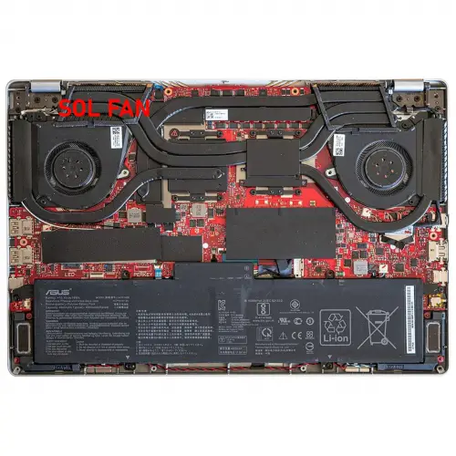 Asus ROG Zephyrus G14 GA401, PX401 Gpu-Vga Fan - Ekran Kartı Fanı