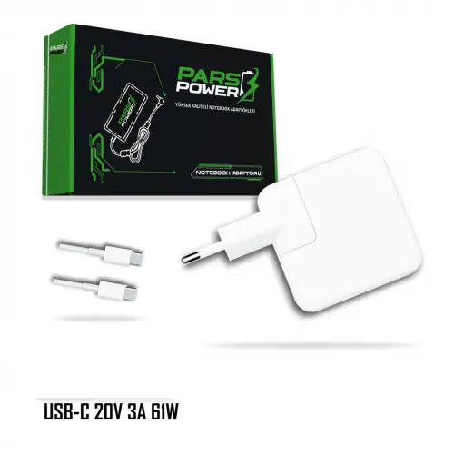 Pars Power PRS-078 20V 3A 60W TYPE C ADAPTÖR