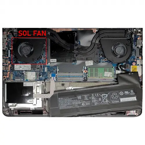 HP ZBook 15 G4 (1RQ65EA) Gpu-Vga Fan - Ekran Kartı Fanı