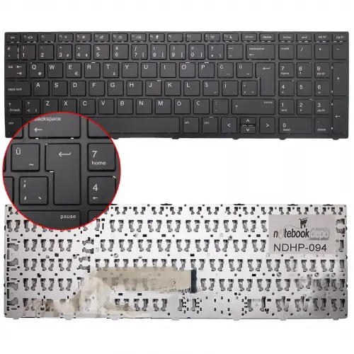 HP ProBook 650 G5 (6ZV37AW) Notebook Klavye (Siyah TR)