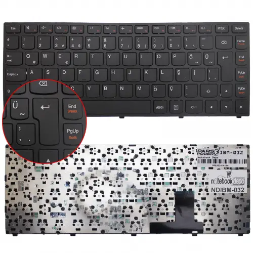 Lenovo YOGA 13 V-127920FK1-TR Notebook Klavye (Siyah TR)