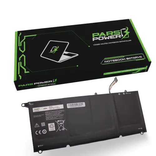 Dell XPS JD25G, 5K9CP, RWT1R, JHPXY Batarya - Pil (Pars Power)