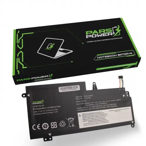 Lenovo ThinkPad 13 Gen 2 Model 20J1, 20J2 Batarya - Pil (Pars Power)