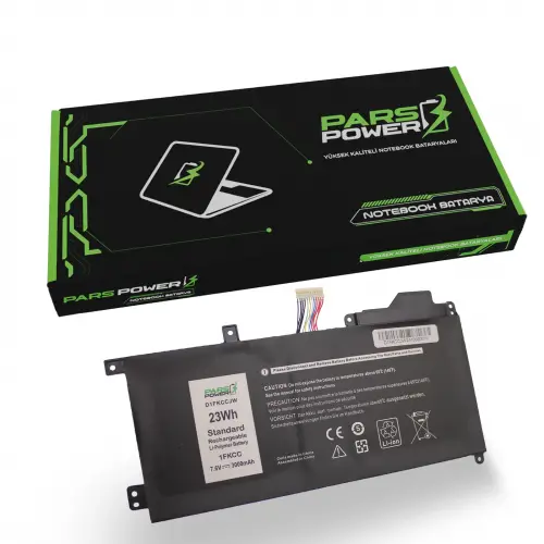 Dell Latitude 7200, 7210 2-in-1, 1FKCC Batarya - Pil (Pars Power)