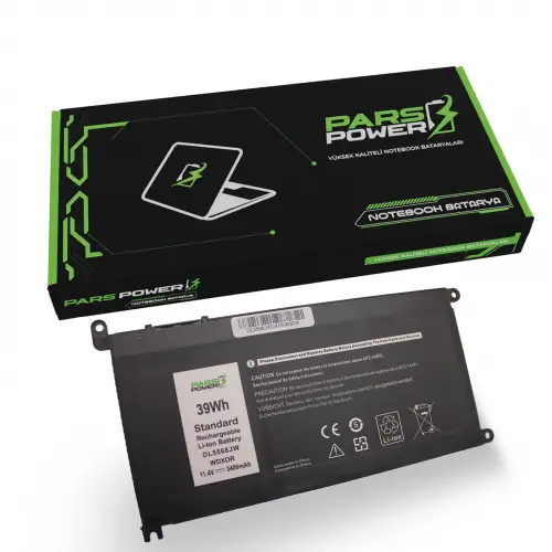Dell Latitude 3300 P95G, P95G001 Batarya - Pil (Pars Power)
