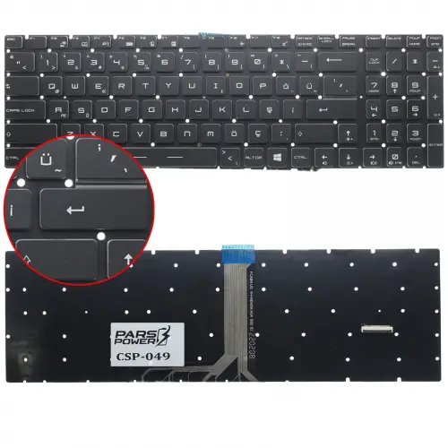 Msi 9Z.NEKBN.B0T, 9Z.NEKBN.BOT Klavye Işıklı (Siyah TR)