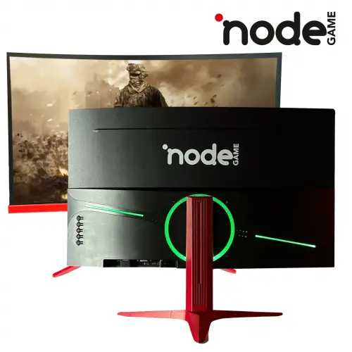 NODE GAME ND-CV2475RGB 24 inç 75HZ RGB Işılı Curved Gaming Oyuncu  Monitör