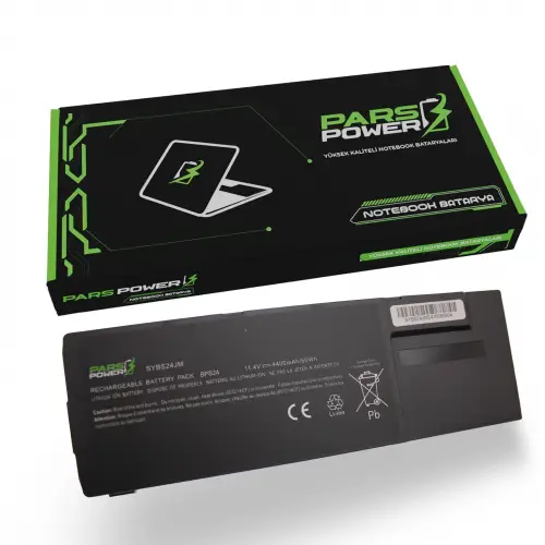 Sony Vaio VPCSE2X9E, VPCSE2Z9R Batarya - Pil (Pars Power)