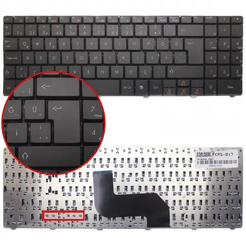 Gateway NV79 Notebook Klavyesi (Siyah Tr)