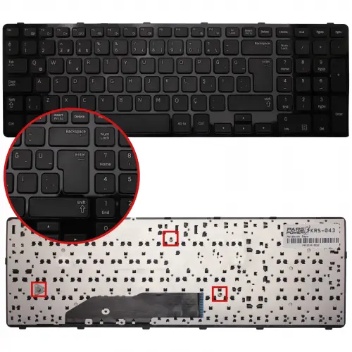 Samsung BA75-04308A Notebook Klavye (Siyah TR)