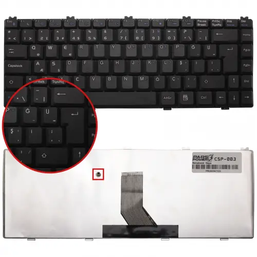 Datron TW8A Notebook Klavye (Siyah TR)
