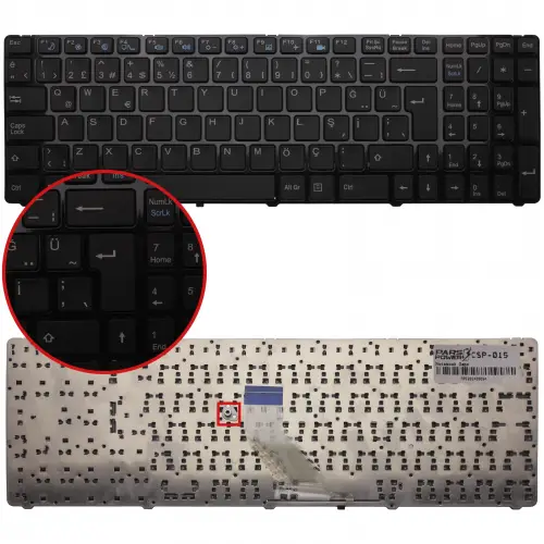 Casper Nirvana MT50-S-C, MT50-S-D Notebook Klavye (Siyah TR)